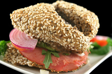 Image showing Wholegrain Salad Roll 5