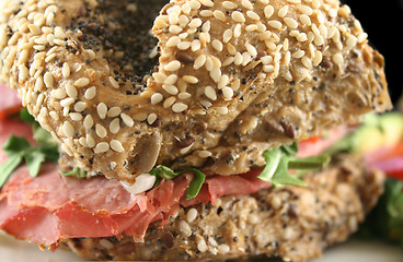 Image showing Wholegrain Salad Roll 6