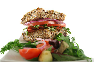 Image showing Wholegrain Salad Roll 7