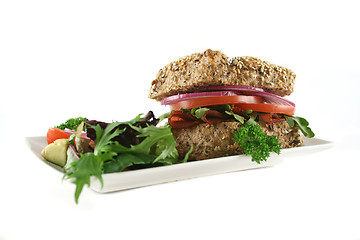 Image showing Wholegrain Salad Roll 8