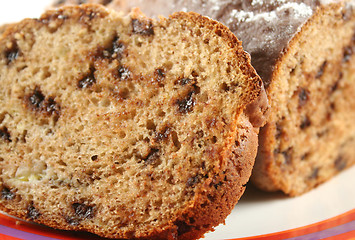 Image showing Banana Cake Background