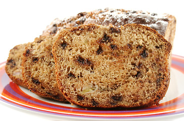 Image showing Fresh Baked Banana Cake