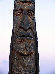 Image showing Bethany Beach Totem Pole