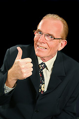 Image showing Thumbs Up Businessman