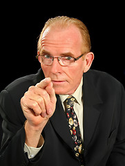 Image showing Intimidating Businessman