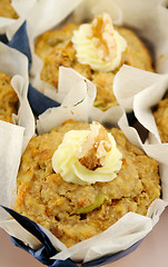 Image showing Fruit Muffins With Walnuts 2