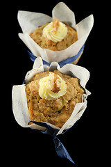 Image showing Fruit Muffins With Walnuts 5