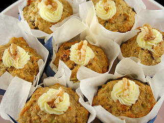 Image showing Fruit Muffins With Walnuts 6