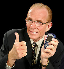 Image showing PDA Businessman