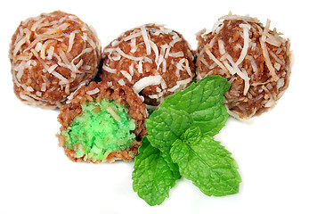 Image showing Mint Coconut Roughs