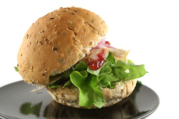 Image showing Turkey And Lettuce Roll 5