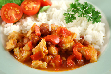 Image showing Chicken And Lentil Stew With Rice 3