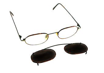 Image showing Clip On Sunglasses 1