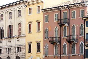 Image showing facade in Verona, Italy