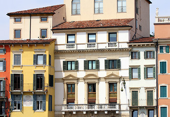 Image showing facade in Verona, Italy