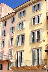 Image showing facade in Verona, Italy