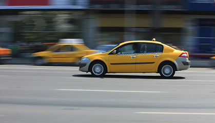 Image showing Yellow cab