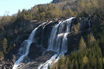 Image showing Norwegian waterfall_1_24.04.2005