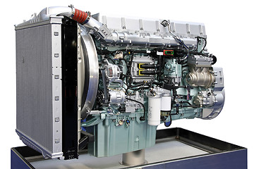 Image showing Big engine angle