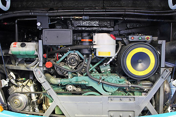 Image showing Bus engine