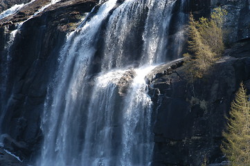 Image showing Norwegian waterfall_2_24.04.2005