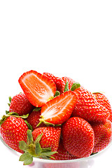 Image showing strawberries in the bowl