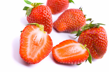 Image showing fresh strawberries