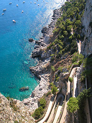 Image showing Capri Drop View, Vertical