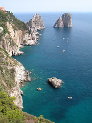 Image showing Capri Rocks, Southern Italy
