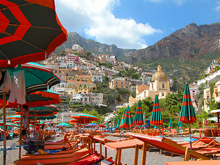 Image showing Positano beach