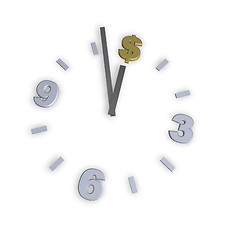 Image showing time is money