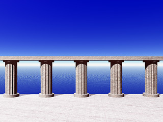 Image showing pillars