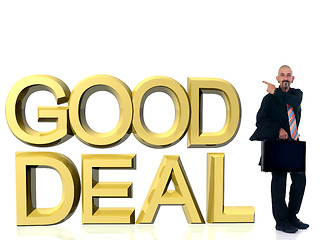 Image showing Businessman, good deal