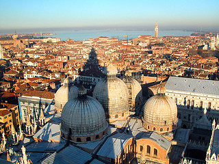 Image showing Campanile view Venice, Italy