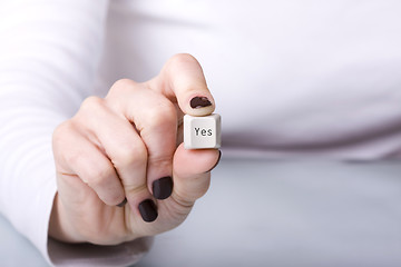 Image showing YES Key