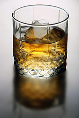 Image showing glass of whiskey
