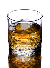 Image showing glass of whiskey