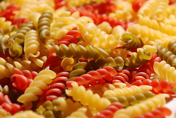 Image showing Uncooked pasta