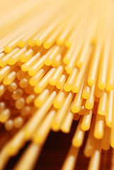 Image showing Uncooked spaghetti 