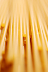 Image showing Uncooked spaghetti 