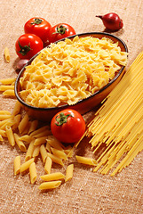 Image showing assorted pasta 