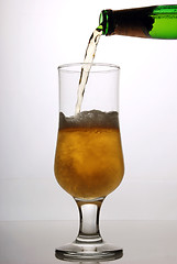 Image showing Glass of beer close-up