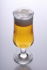 Image showing Glass of beer close-up