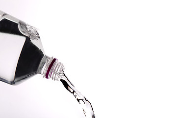 Image showing pouring water from a bottle