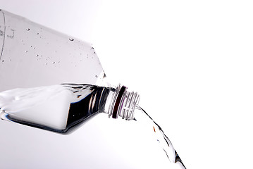 Image showing pouring water from a bottle