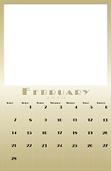 Image showing Monthly 2010 calendar