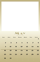 Image showing Monthly 2010 calendar