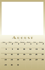 Image showing Monthly 2010 calendar