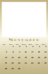 Image showing Monthly 2010 calendar