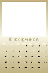 Image showing Monthly 2010 calendar